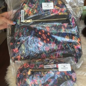 LuLaRoe backpack + fanny pack!